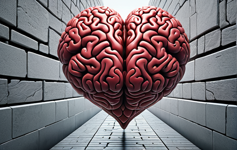 **Heart and Mind Connection:** A visual representation of a heart and brain connected by a flowing, open pathway. The heart symbolizes empathy and the brain symbolizes understanding. Background should include diverse people connecting in a peaceful manner.